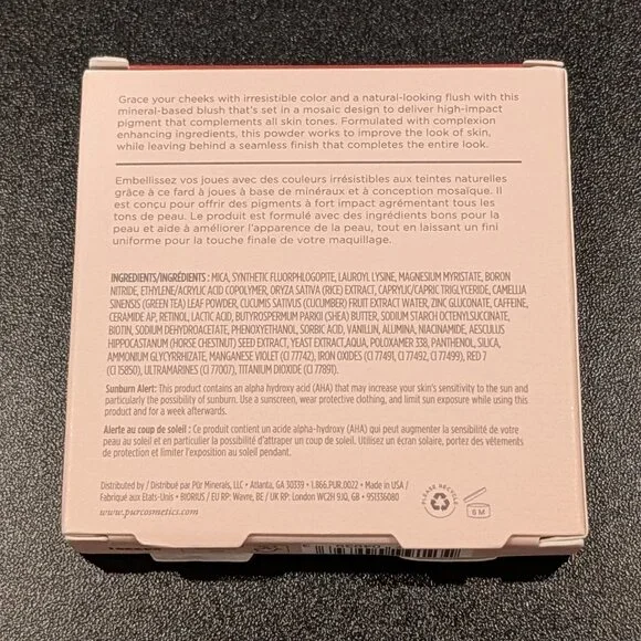 NEW PÜR Skin Perfecting Powder Blushing Act Matte Blush, Berry Beautiful - Picture 5 of 6